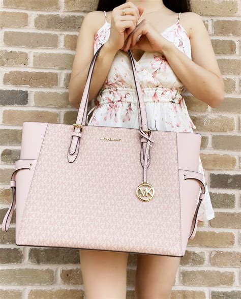 pink Michael Kors tote